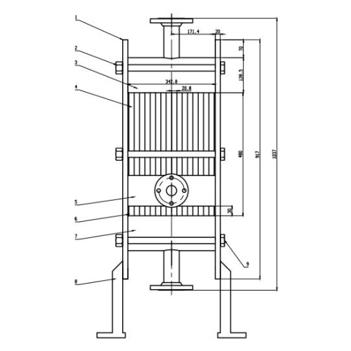 Nhà máy Bán trực tiếp Bộ trao đổi nhiệt bằng thép không gỉ